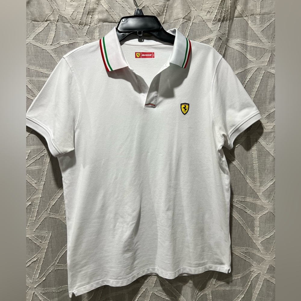 Scuderia Ferrari White Polo